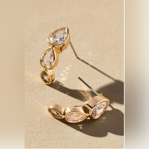 Anthropologie multi Crystal drop Earring